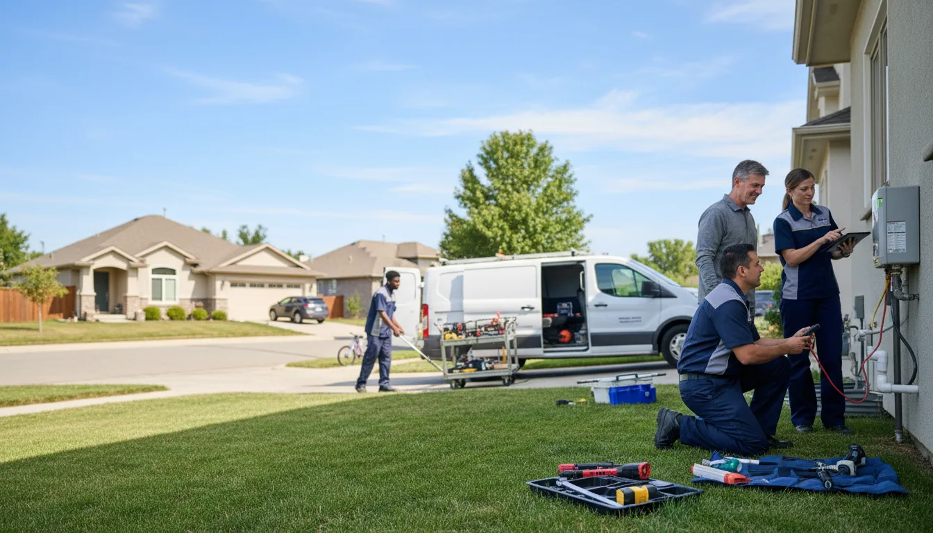 Tankless water heater service in Garner, AR